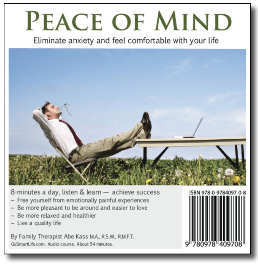 Self-Hypnosis CD  "PEACE OF MIND" 